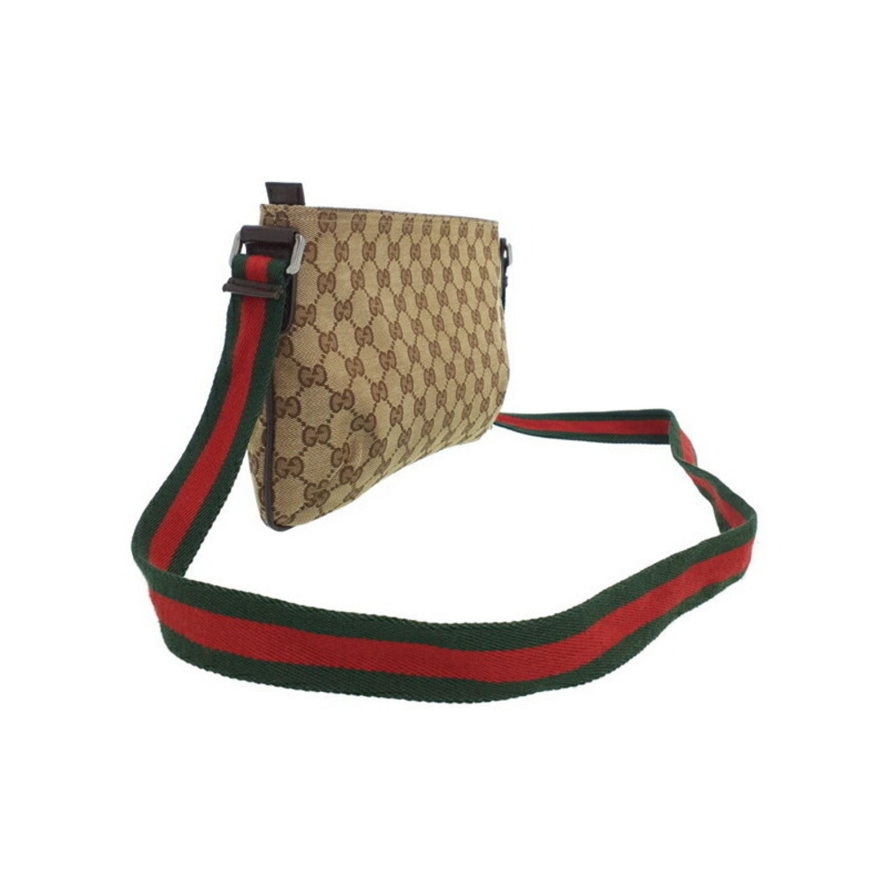 Gucci Bag Messenger Web Brown GG Canvas Strap